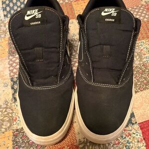 Nike SB Charge Black Slip-On Sneakers